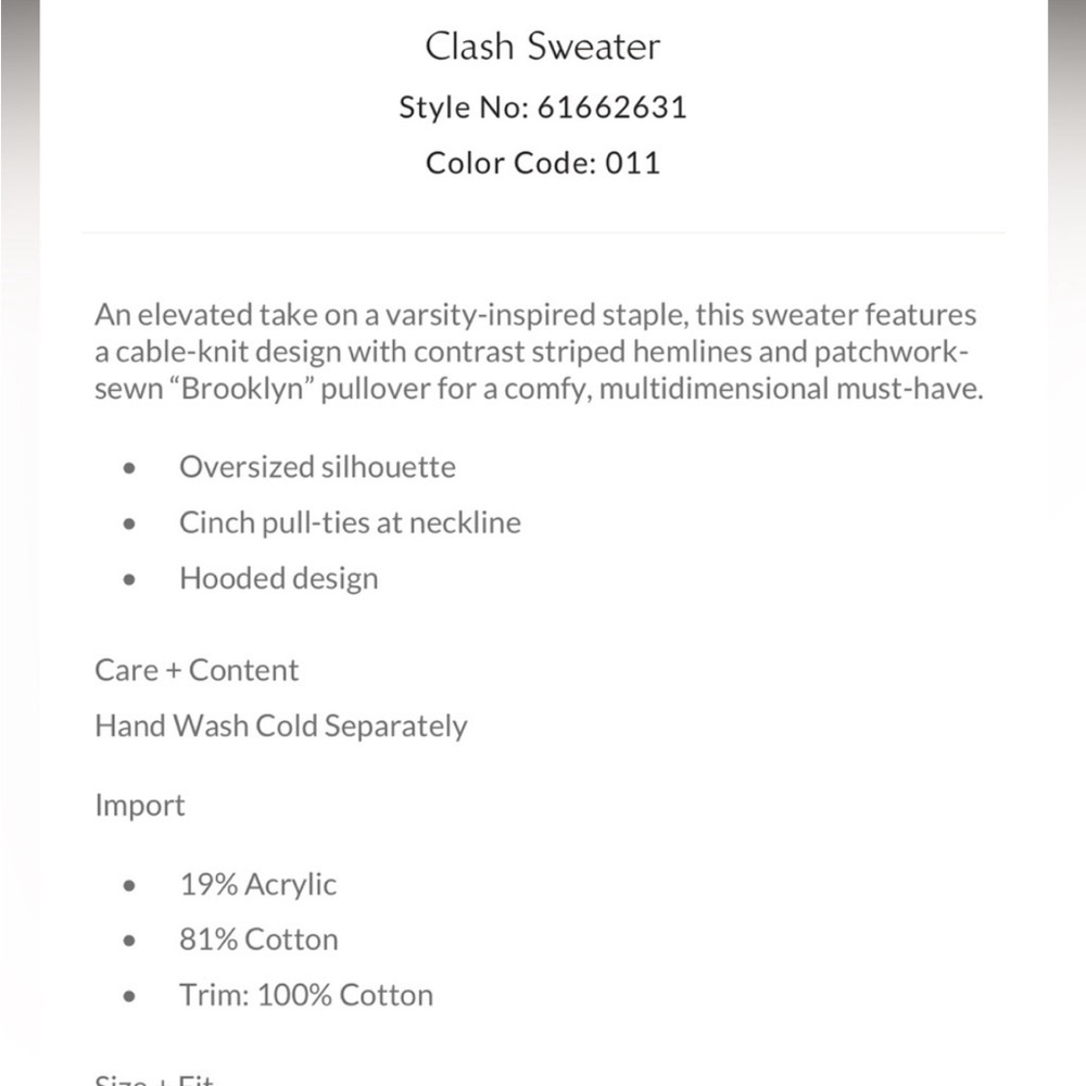 Free People Clash Sweater - Picture 6 of 7